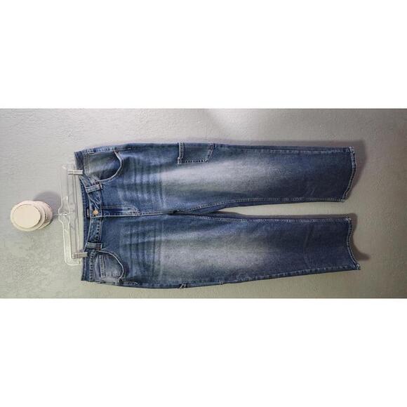 2XL women's carpenter pants Flamingals - Picture 1 of 4
